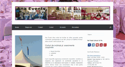 Desktop Screenshot of anaevents.ro